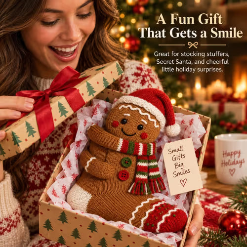 🧦3D Hugging Christmas Socks 🎅 Cute Knit Holiday Socks 5 Designs