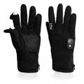 🔥 Rechargeable Heated Gloves with Digital Display & Flip-Open Fingertips