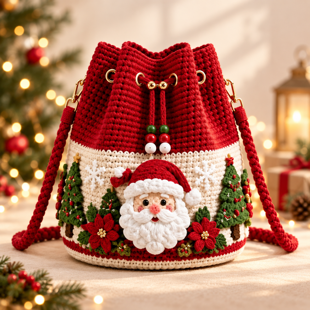 🎁Handmade Christmas Crochet Bag Collection – One for You, One to Gift