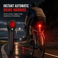 🚲 Smart Brake Sensor Bicycle Taillight - USB Rechargeable Bike Rear Light 🚨